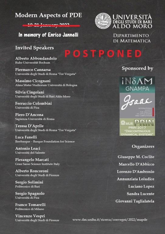 poster mapde - rinvio